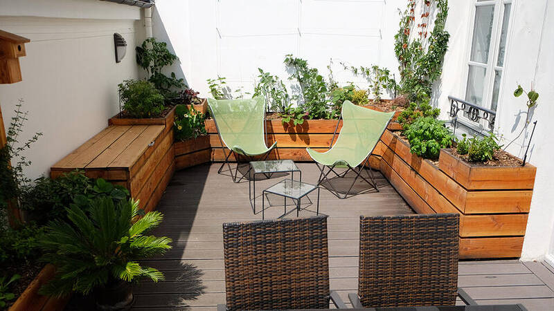 jardinière sur mesure douglas